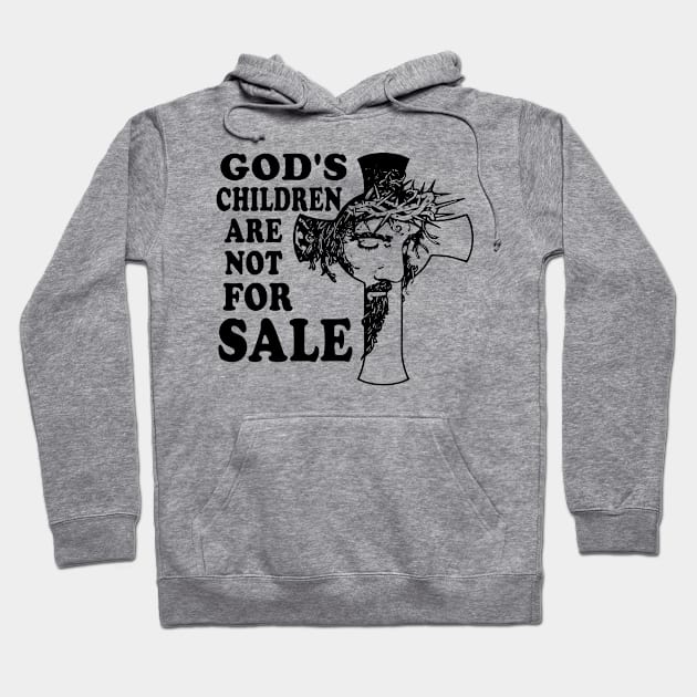 God's Children Are Not For Sale Cross Christian Vintage T-Shirt Hoodie by peskybeater